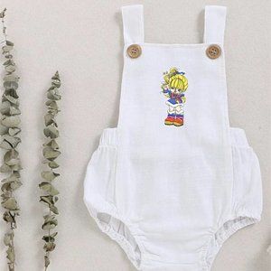 Rainbow Brite Dress girl romper Smash Cake Birthday Outfit Clothes Bodysuit